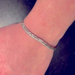Sterling silver cuff / bangle / torc